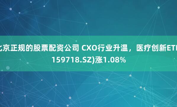 北京正规的股票配资公司 CXO行业升温，医疗创新ETF(159718.SZ)涨1.08%